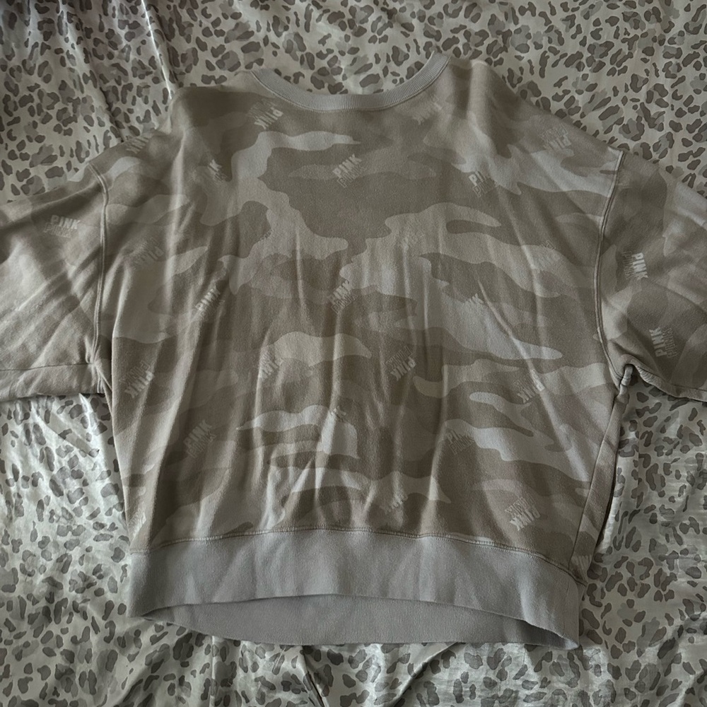 victoria’s secret tan camo sweater